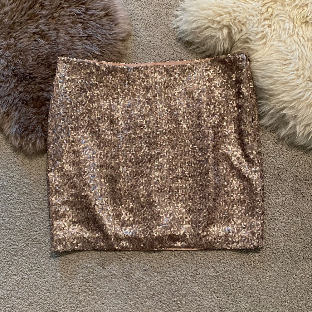 Sequins Mini Skirt - Picture 1 of 6